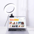 6" Led Desktop Mini Ring Light with clamp